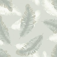 Feather Wallpaper Sage Green Belgravia 772