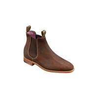 Gina – Mid Brown Waxy Suede, 2.5