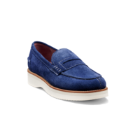 Maddie – Navy Suede, 3.5 / D / Rubber Sole