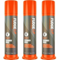 3 x Fudge Professional Matte Hed Firm Hold Matte Finish Paste 85 ml