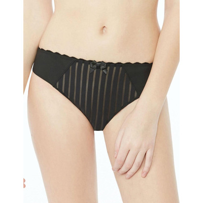 Bestform Stockholm High Leg Brief Black - Black