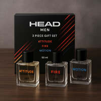 Head Men 3 Piece Gift Set: Attitude EDT 50ml – Fire EDT 50ml – Motion EDT 50ml