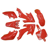 Image of Pit Bike Plastics Set CRF 50 Red