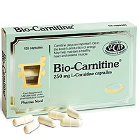 Image of Pharma Nord Bio-Carnitine 250mg - 125 Capsules
