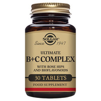 Image of Solgar Ultimate B + C Complex - High Potency - 30 Tablets