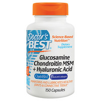 Image of Doctors Best Glucosamine Chondroitin MSM & Hyaluronic Acid - 150 Capsules