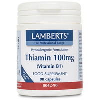 Image of LAMBERTS Thiamin (Vitamin B1) - 90 x 100mg Capsules