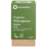 Image of One Nutrition Organic Wheatgrass Juice - 100g Powder