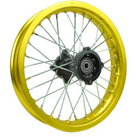 Image of Pit Bike 14" Gold Rear Wheel Rim