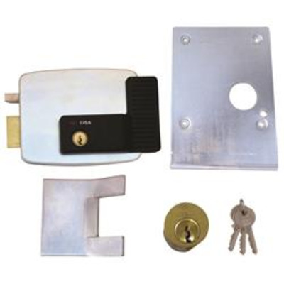 Cisa 11823 Electric Rim Lock for Up and Over Garage Doors  - Nightlatch