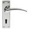 Image of WING Lever On Plate Furniture - Lever Lock