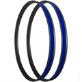 Click to view product details and reviews for Tiger 22 Blue Black Bass Drum Rings.