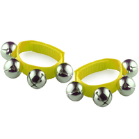 TIGER BEL7-CL Wrist Jingle Bells - Adjustable Pair of Wrist Strap