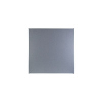 Image of Boards Direct Felt Noticeboard Aluminium Frame 1200 x 1200mm GREY