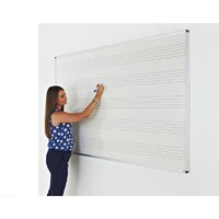 Image of Music Ruled Whiteboard