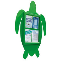 Image of Fun Poster Case Turtle 4xA4 Green