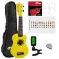 Click to view product details and reviews for Tiger Yellow Uke7 Soprano Ukulele Kit Beginners Pack.