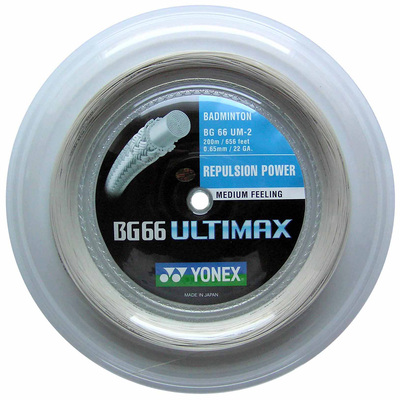 Yonex BG66 Ultimax Badminton String - 200m Reel