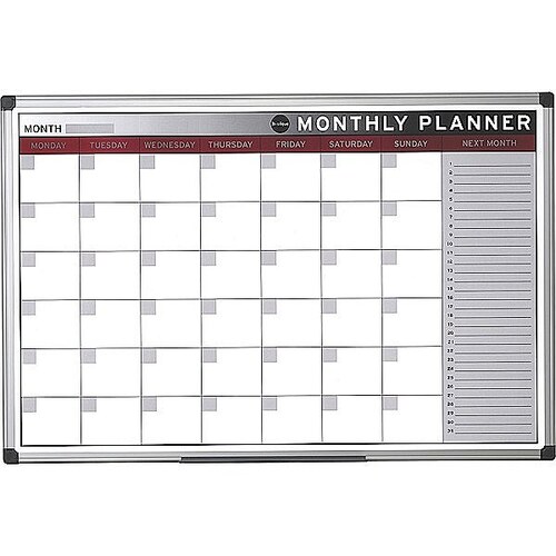 Bi-Office Magnetic Monthly Planner