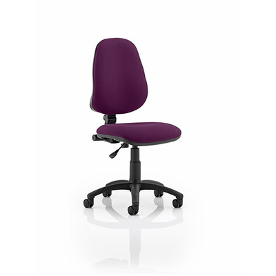 Eclipse 1 Lever Task Operator Chair Tansy Purple fabric