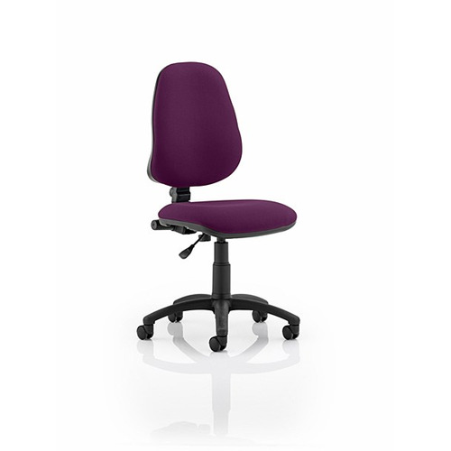 Eclipse 1 Lever Task Operator Chair Tansy Purple fabric