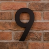 Image of 25.5cm Tall Laser Cut Acrylic House Number 9
