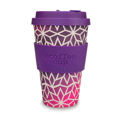 Ecoffee Stargrape with Dark Purple Reusable Travel Cup