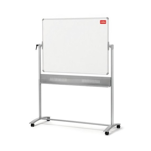Nobo Mobile Whiteboard 1200 x 900mm Non-Magnetic