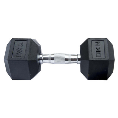 Image of DKN 12.5 kg Rubber Hex Dumbbell