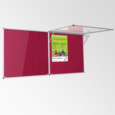 Eco-Colour Resist-a-Flame Corridor Tamperproof Board 900 x 900mm RASPBERRY