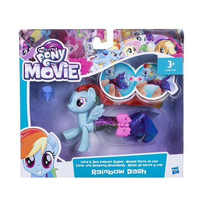 My Little Pony The Movie Rainbow Dash Land And Sea Fashion Styles Figure My Little Pony The Movie Rainbow Dash Land And Sea Fashion Styles Figure