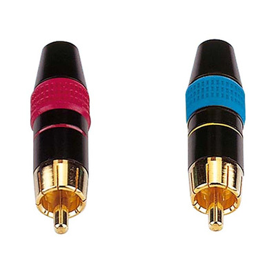 RCA Phono Plug Metal - Red