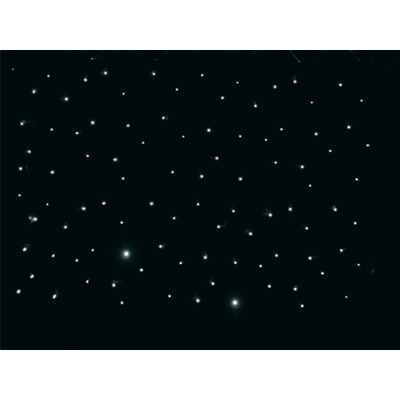 Star Curtain White LEDs 3 x 6m