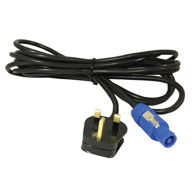 Powercon to 13A Plug 2m