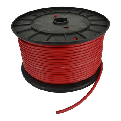 Microphone Cable Red, 100m Reel