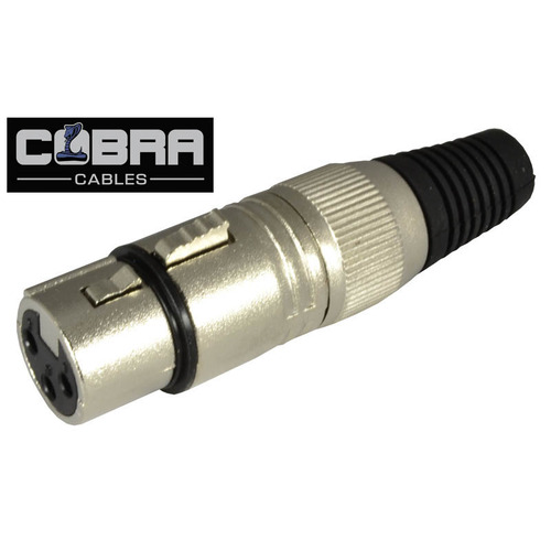 XLR Connector Female 3-Pin Plug Metal Body For Professional Audio