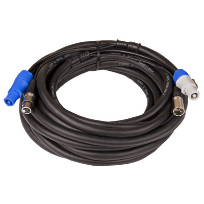 Powercon-XLR Combined Cable 10M