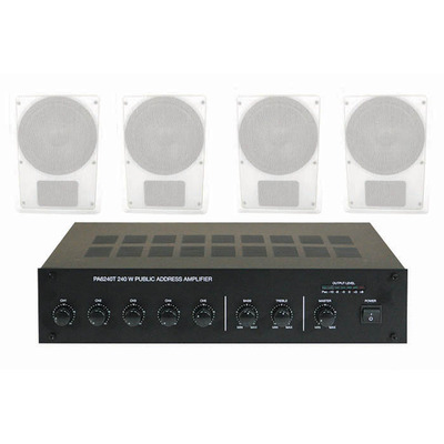 Complete In-Wall Speaker PA System