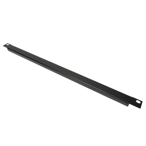 1/2 U 19" Blank Rack Panel With Black Finish