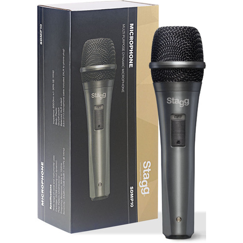 Stagg SDMP10 Dynamic Microphone and Cable