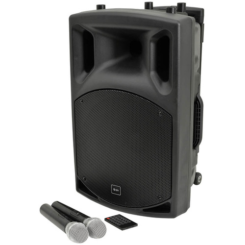 Portable PA with UHF Microphones, USB/SD/FM & Bluetooth 12" Speaker