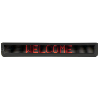 Moving Message Board with Red LEDs