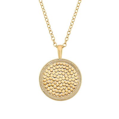 ANNA BECK Medallion Necklace Gold