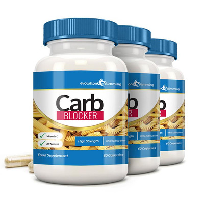 Carb Blocker with White Kidney Bean & Vitamin C - 180 Capsules