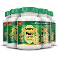 Image of Garcinia Pure 100% Pure Garcinia Cambogia 1000mg 60% HCA - 6 Month Supply (5 Plus 1 Free)