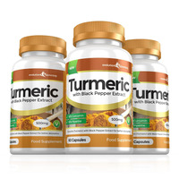 Image of Turmeric 95% Curcumin & Black Pepper Extract 500mg - 180 Capsules