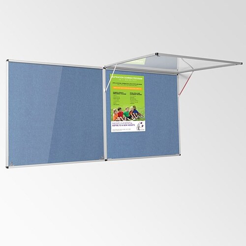 Eco-Colour Resist-a-Flame Corridor Tamperproof Board 900 x 900mm LIGHT BLUE