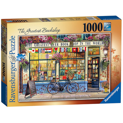 Ravensburger The Greatest Bookshop 1000pc Jigsaw Puzzle Ravensburger The Greatest Bookshop 1000pc Jigsaw Puzzle