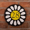 Image of Round Rustic Slate House Number Daisy