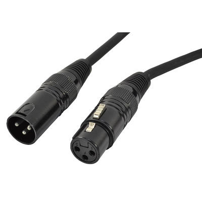 3 Pin DMX Lead 1M XLR Male to Female